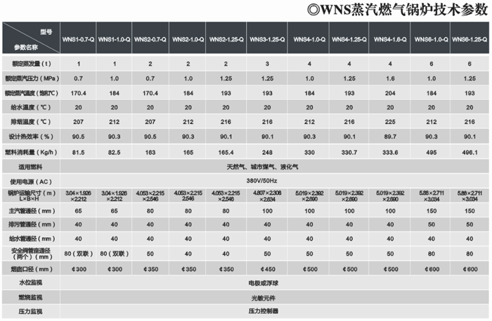 燃油气冷凝蒸汽锅炉